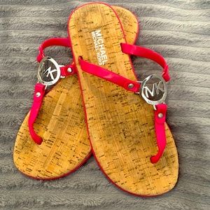 Michael Kors Pink Sandals Sz 8.5